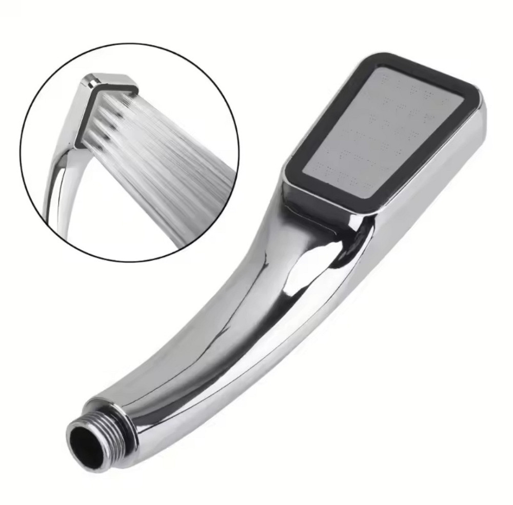 Універсальна душова лійка прямокутна 6 на 22 см срібляста Київ - фото 7