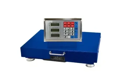 Весы товарные с платформой  DOMOTEC ACS-150кг 30*40 F 1827 Одесса - изображение 4