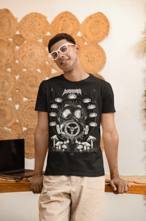 Футболка аниме Дорохедоро Велкоме То Кхаос оверсайз (S/M/L) Черний AnimeJ0708 Днепр