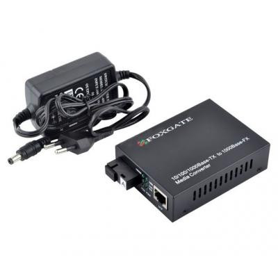 Медіаконвертер EC-Q-1G-1SM-1550nm-20 FoxGate Вінниця - фото 5