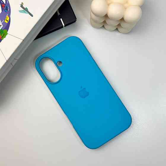 Чохол для смартфона Silicone Full Case AA Open Cam for Apple iPhone 16 38,Surf Blue Киев