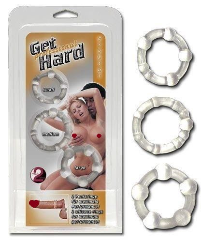 Ерекційні кільця Get Hard clear Sex Aura Київ - фото 1