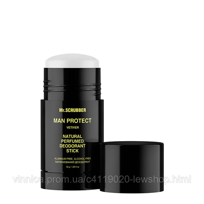 Парфумований дезодорант Man Protect Vetiver Mr.SCRUBBER 50 г Чернівці - фото 1