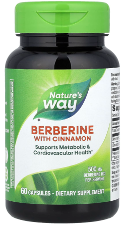 Берберин з корицею Nature's Way Berberine With Cinnamon 60 капс Київ