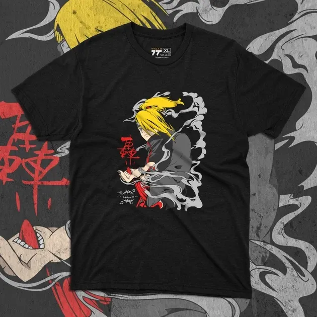 Футболка мужская с принтом Наруто Дейдара 2 Размер 48 Anime0316 Днепр - изображение 1