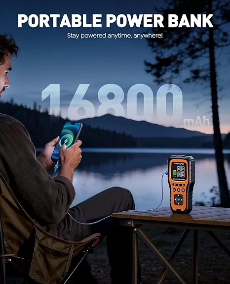 Пусковое устройство OBD2 сканер Power bank Trekure 5000A 3в1 Винница - изображение 5