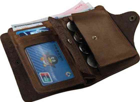 Кошелек мужской Vintage 14484 Коричневый Киев