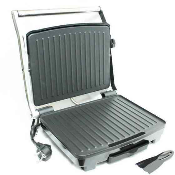 Гриль прижимной Crownberg CB-1067, Электрический контактный гриль для дома с терморегулятором 2000Вт AX-93 Львов