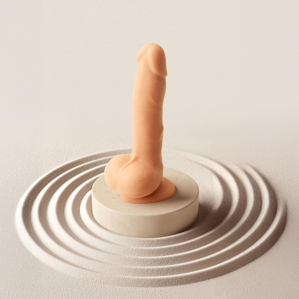 Фалоімітатор з вібрацією і ротацією Strap-On-Me Rotating & Vibrating Realistic Dildo - L - Vanilla Sex Aura Київ - фото 6