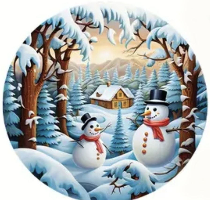 Різдвяна підставка для чашки 1 шт Сніговик 2 Смела - изображение 1