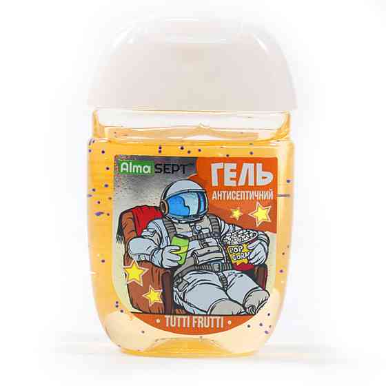 Антисептичний гель AlmaSept для рук PopArt Tutti Frutti Київ