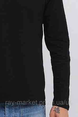 Лонгслів базовий Ray Basic чоловічий чорний (U0103М-Black) M Київ