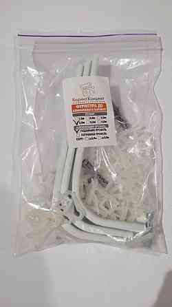 Алюмінієвий карниз до стіни БР-12 Білий 2.5 Бровари