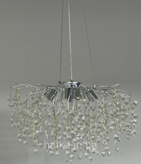 Люстра хрустальная классическая Sirius WM-7020/800 хром Киев - изображение 2