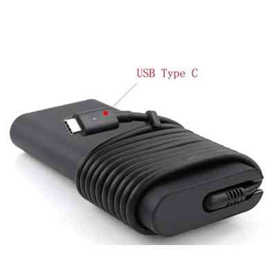 Блок живлення до ноутбуку Dell 130W 20V/6.5A, 15V/3A, 9V/3A, 5V/3A, TYPE-C, oval-корпус (A40348) Вінниця