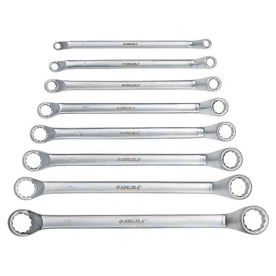 Ключі накидні 8 шт 6-22мм CrV satine SIGMA (6010051) Київ