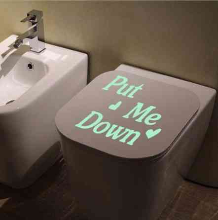 Наклейка на кришку унітазу Київ