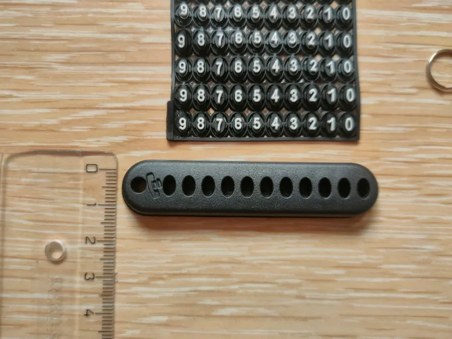 Брелок для ключів з номером телефону Київ - фото 5