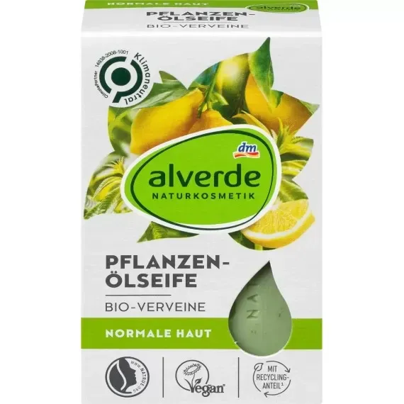 Мило з рослинною олією Вербени alverde, 100 g (Німеччина) alverde NATURKOSMETIK Stückseife Pflanzenö Львів - фото 1