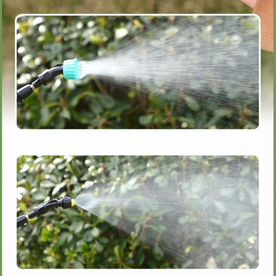 Ручний обприскувач акумуляторний на 5 літрів наплічний портативний для саду і городу садовий пластиковий блакитний Кам'янець-Подільський