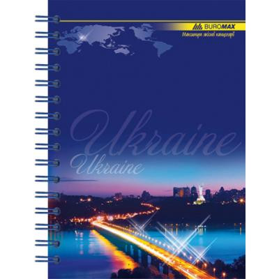 Блокнот Buromax spiral side, А6, 96sheets, square, UKRAINE (assorted) (BM.2422) Винница - изображение 3