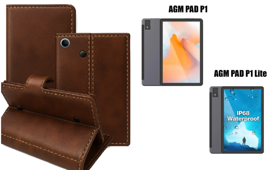 Книга-трансформер для планшета Agm Pad P1, Agm Pad P1 Lite, цвет Black Buno-Red Киев