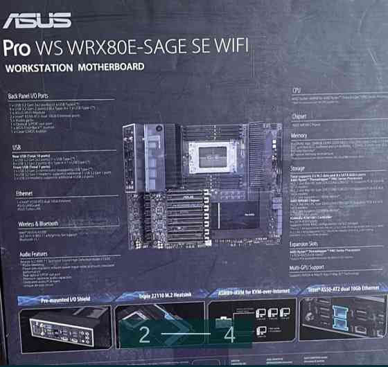 Материнская Плата: ASUS Pro WS WRX80E-SAGE SE WI-FI (sWRX8, AMD WRX80) Киев