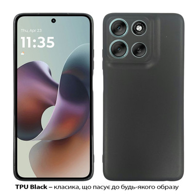 Чехол для мобильного телефона BeCover Silicone Motorola Moto G56 Black (713766) Винница - изображение 2