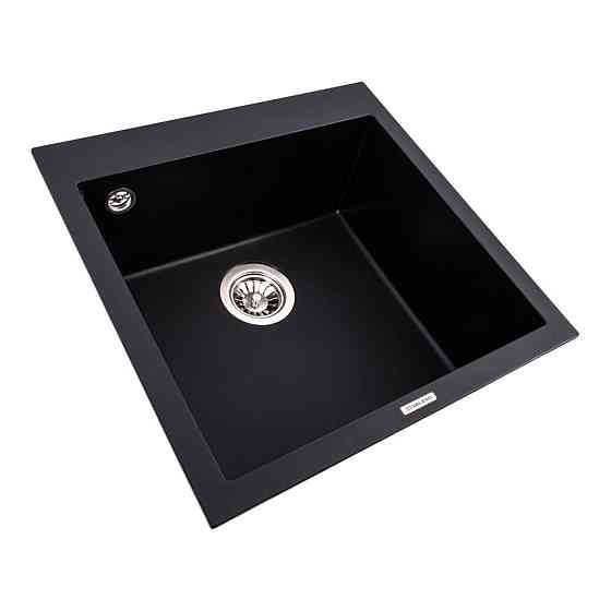Гранітна мийка VALESO GALAX 5050 матова Чорна Коломыя