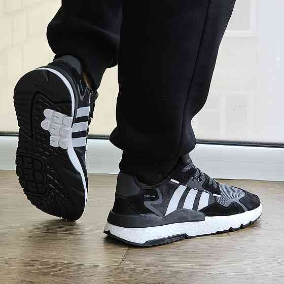 Літні Кросівки Adidas Jogger Сіточка Чорні Адідас Бігові Легкі (розміри: 41,42,43,44,45) Відеовідвід Дніпро