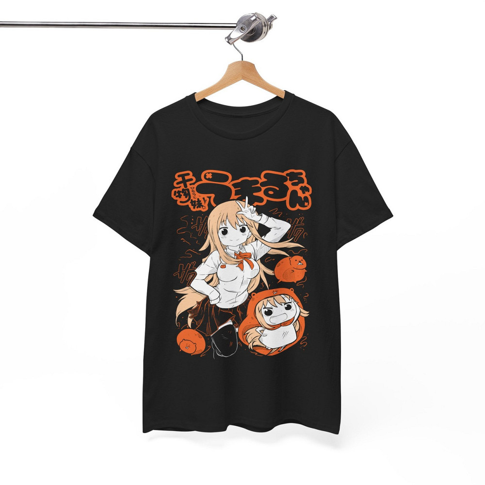 Футболка аниме Аниме Гирл Химоуто Умару оверсайз (S/M/L) Черний AnimeJ0644 Днепр - изображение 7