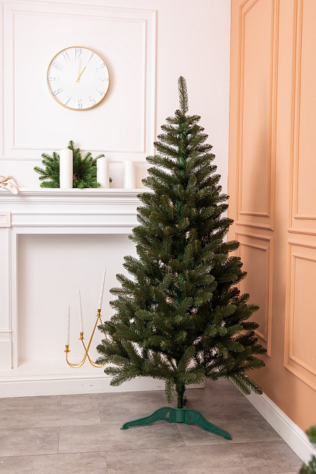 Штучна ялинка 1,3 м зелена, новорічна ялина Різдвяна ніч SOK-3-2 Київ - фото 1