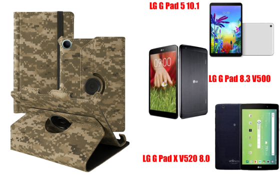 Чохол Spinner360 для планшета LG G Pad 5 10.1, Pad 8.3, Pad X 8.0, колір Xaki Київ