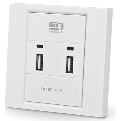 USB розетка REAL-EL Розетка USB (CW-202) Вінниця - фото 1