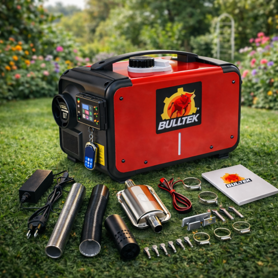 Дизельний автономний обігрівач Bulltek  12 кВт 12/24/220В,Webasto 12v diesel ,Потужний автономний нагрівач дизельний з пультом Львів