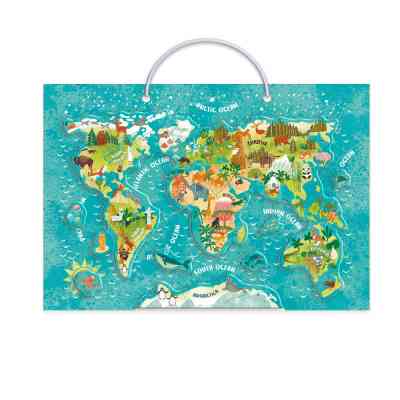 Обучающий набор DoDo Магнитная карта мира животного (200267) Винница