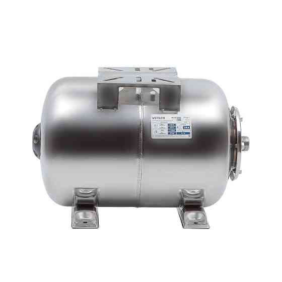 Гідроакумулятор горизонтальний 24 л (нерж) WETRON HTw24SS (779211) Київ