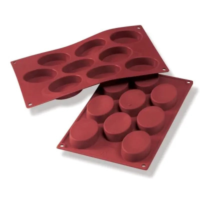 Форма для выпечки Silikomart "Овал" 70х50 мм, h 20 мм (SF018/C) Винница - изображение 1