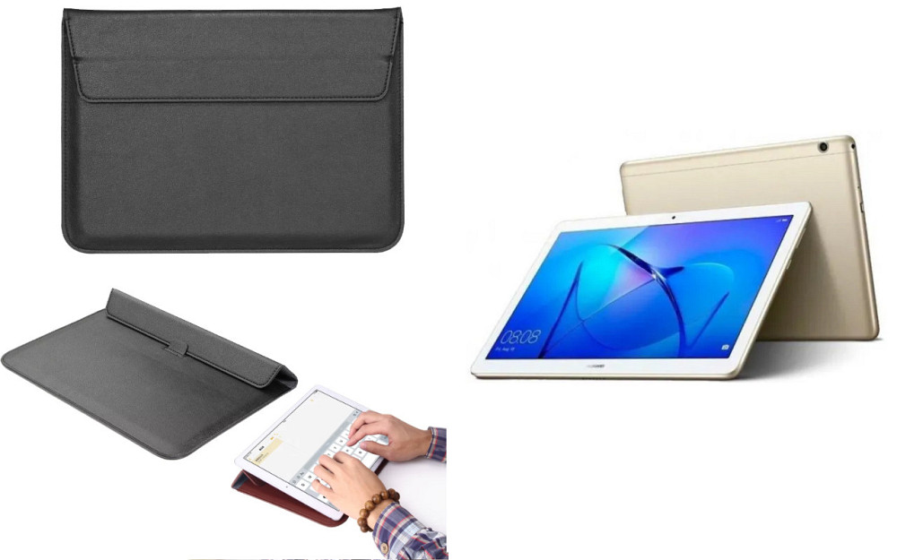 Чохол-конверт VitoCase для Honor Play Tab 2, з функцією підставки для планшета Чорний Київ - фото 1