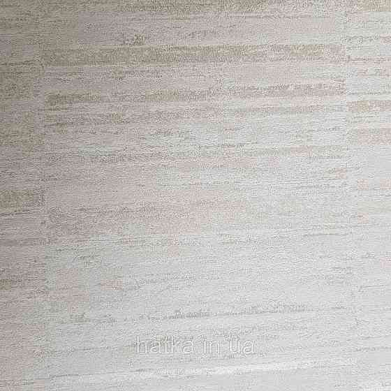 Шпалери флізелінові еко Rasch Kerala 0.53х10 горизонтальні смужки світло бежеві сріблясті ефект потертості Київ