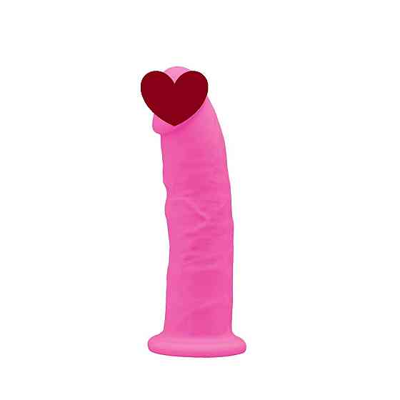 Фаллоимитатор SilexD Robby Pink (MODEL 2 size 6in) Glow in the dark, двухслойный, силикон+Silexpan, диаметр Sex Aura Киев