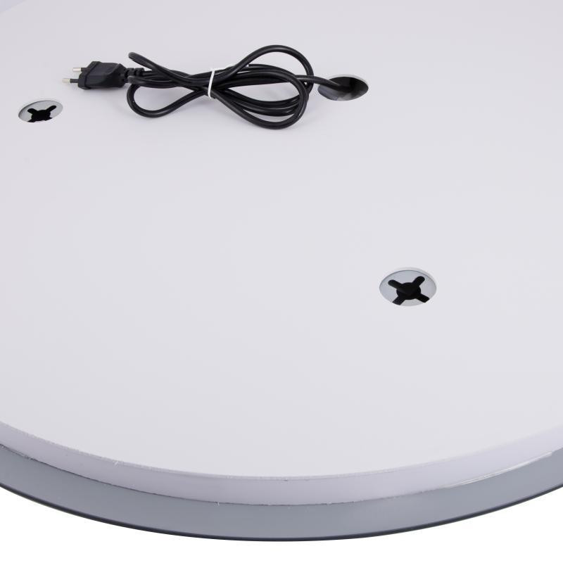 Зеркало настенное овальное сенсорное Qtap Gemini 800х700 с LED-подсветкой Touch, с антизапотеванием с диммером Харьков - изображение 6