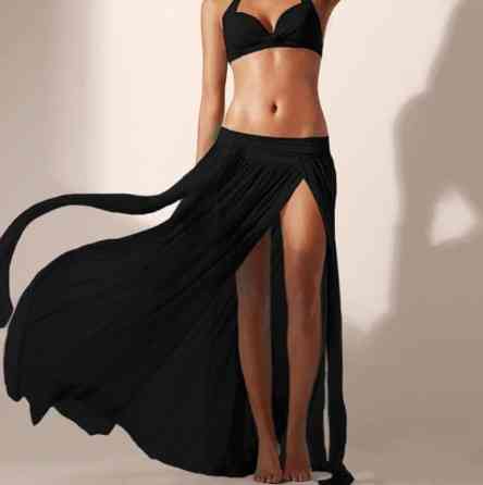 Пляжна спідниця жіноча 42 чорний Київ