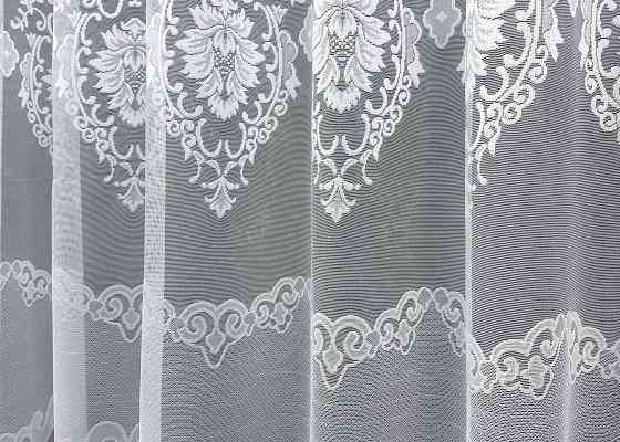 Тюль VR-Textil 1262т Жакард Білий 400х270 см (42-1191) Київ
