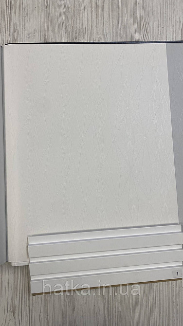 Обои метровые виниловые на флизелине A.S.Creation Elite of Shades1.06x10 геометрия плоски сеточкой белый с беж 78654-4 Киев - изображение 6