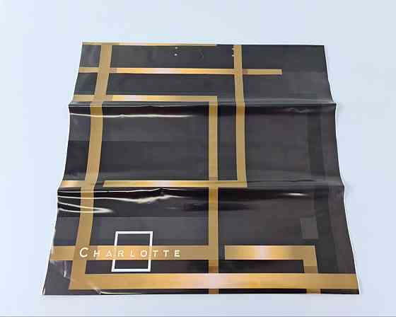 Полиэтиленовый пакет (40х40) с пластиковой ручкой