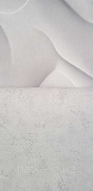 Шпалери вінілові на флізеліні Sintra Adria метрові під штукатурку структурні сірі Київ - фото 3