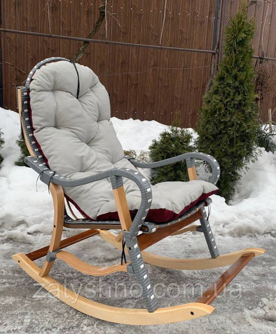 Кресло - качалка с накидкой Киев - изображение 3