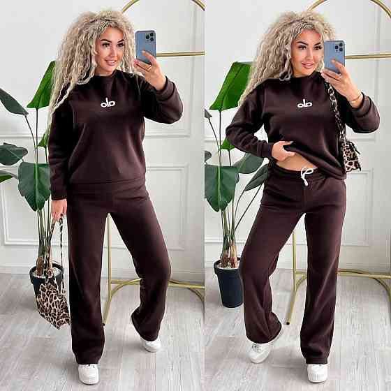 Женский спорт костюм со штанами палаццо Одесса