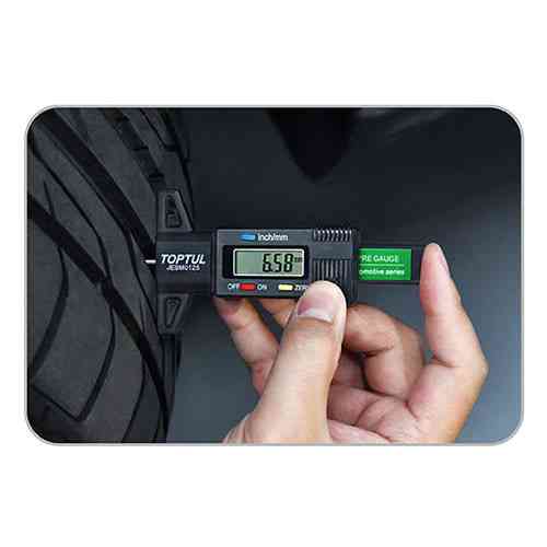 Вимірювач глибини протектора шин електронний 0-25,4 мм TOPTUL JEBM0125 Чернігів